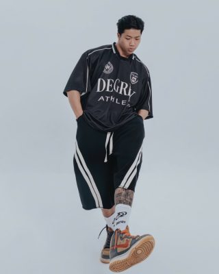 Áo Polo màu đen Degrey Athlete