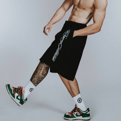 Quần lửng Kaki ĐEN Degrey ATHLETE short Kaki pant