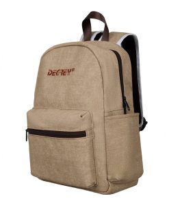 Degrey Small Size Simili màu nâu jean Basic Balo 1 Ngăn