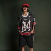 Áo thun Degrey Jersey cổ tim thời trang thể thao màu flexible x3