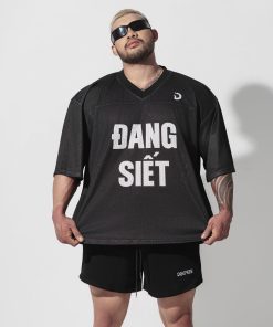 Áo thun màu ĐEN Degrey Jersey ĐANG SIẾT 84 cổ tim