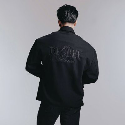 Áo Khoác Degrey màu ĐEN Jacket Vest Decade Athlete