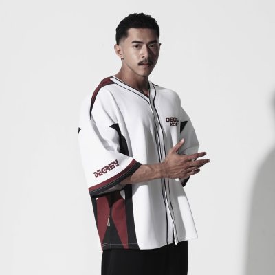 Degrey Korea MASSMONSTER Áo Khoác Jersey Baseball