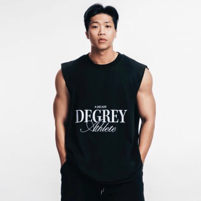Degrey Áo ba lỗ Tank Top DECADE màu ĐEN