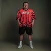 Áo thun thể thao màu cam TIGER Degrey Jersey 84 cổ tim