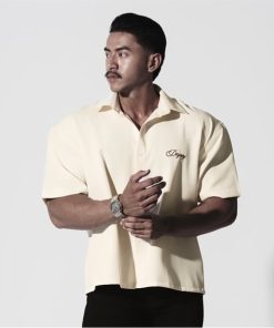 Áo sơ mi màu KEM Degrey Shirt BUILT NOT BORN